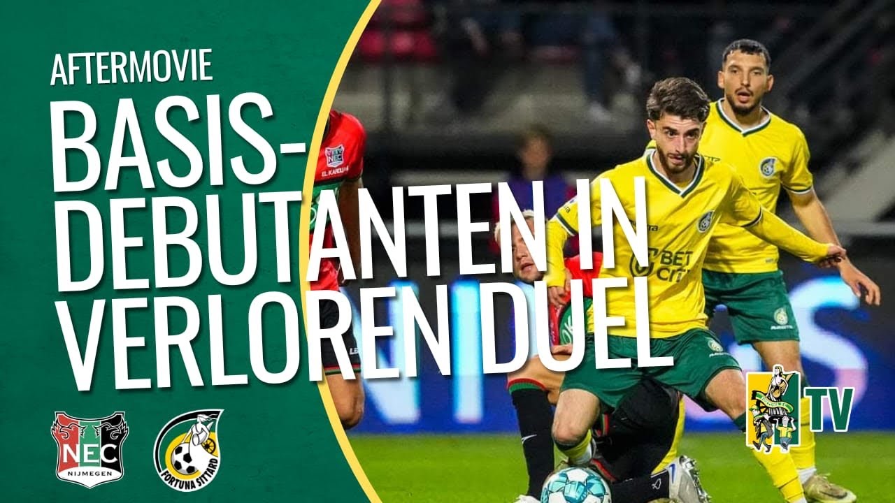 BASISDEBUTANTEN in VERLOREN BEKERDUEL tegen NEC! - Fortuna SC TV