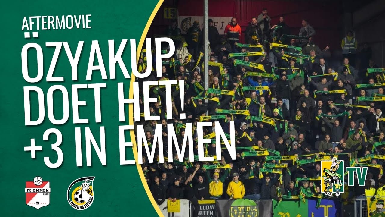 EERBETOON na WINNENDE GOAL ÖZYAKUP & VOL UITVAK in Emmen! - Fortuna SC TV