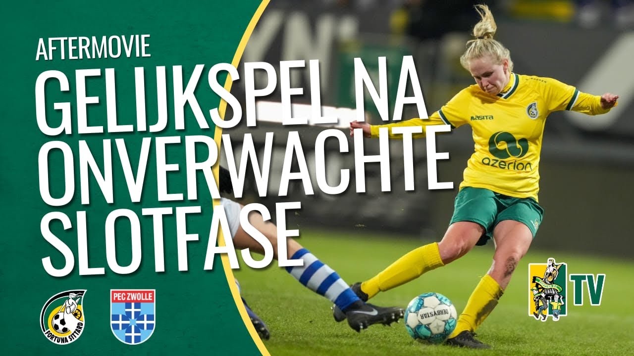 FORTUNA VROUWEN redden PUNT in SLORDIG DUEL tegen PEC Zwolle!  - Fortuna SC TV