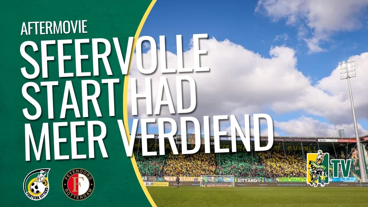 MOOIE SFEERACTIE in DUEL vol FOUTEN tegen Feyenoord! - Fortuna SC TV