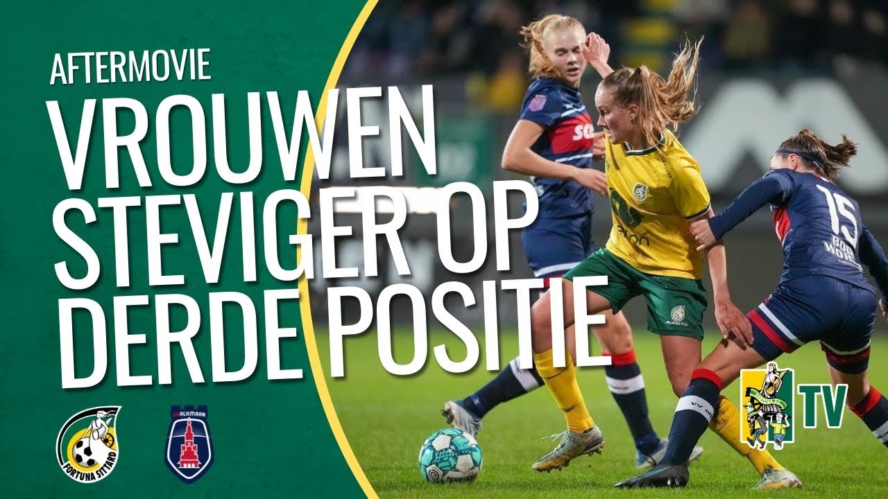 OPNIEUW een OVERWINNING voor de FORTUNA VROUWEN tegen VV Alkmaar! - Fortuna SC TV