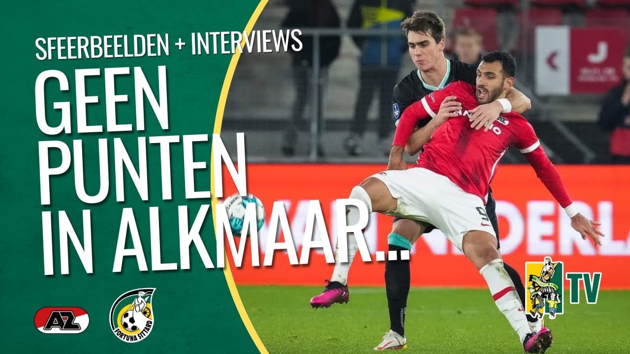 VERLIES tegen TITELKANDIDAAT AZ! - Fortuna SC TV