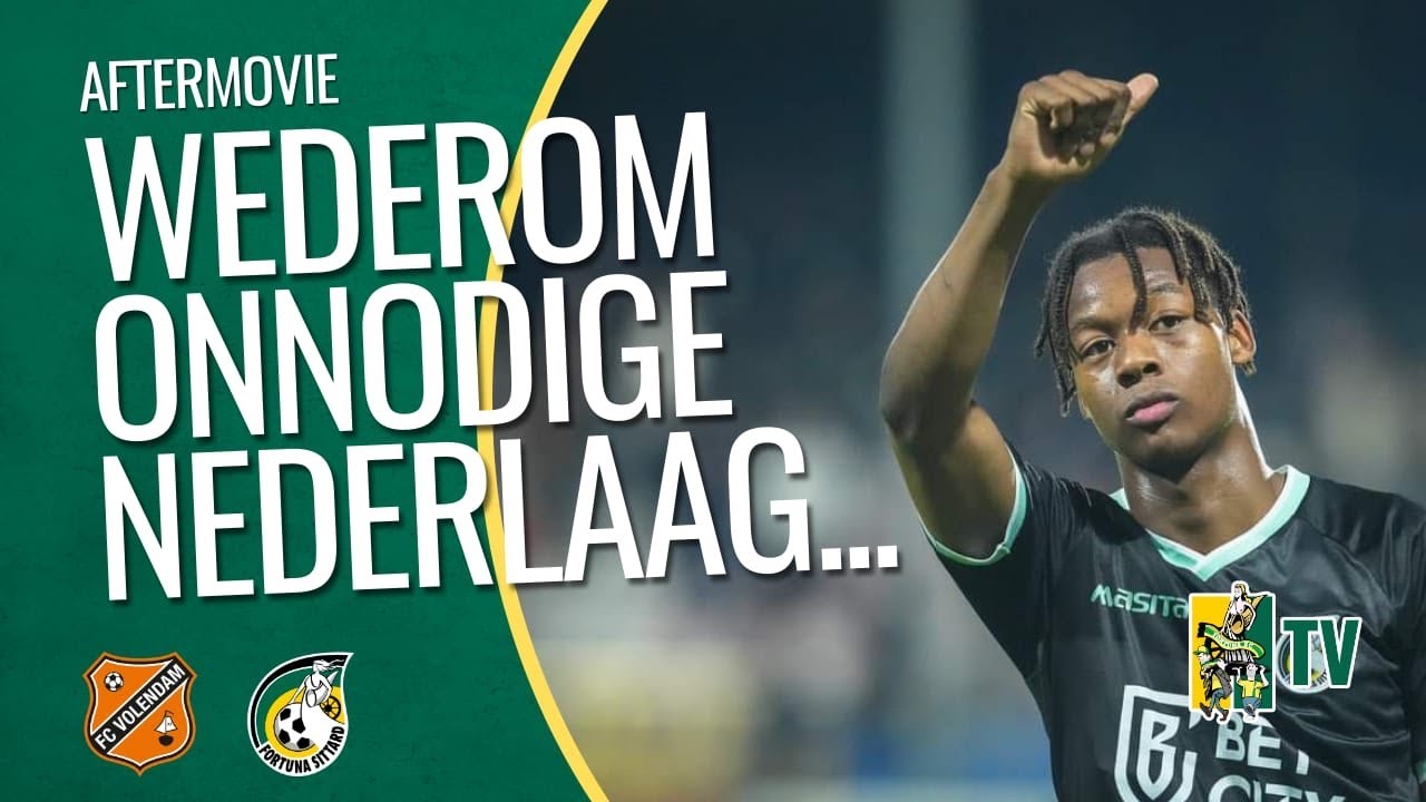 ZEER ONNODIGE NEDERLAAG in Volendam! - Fortuna SC TV