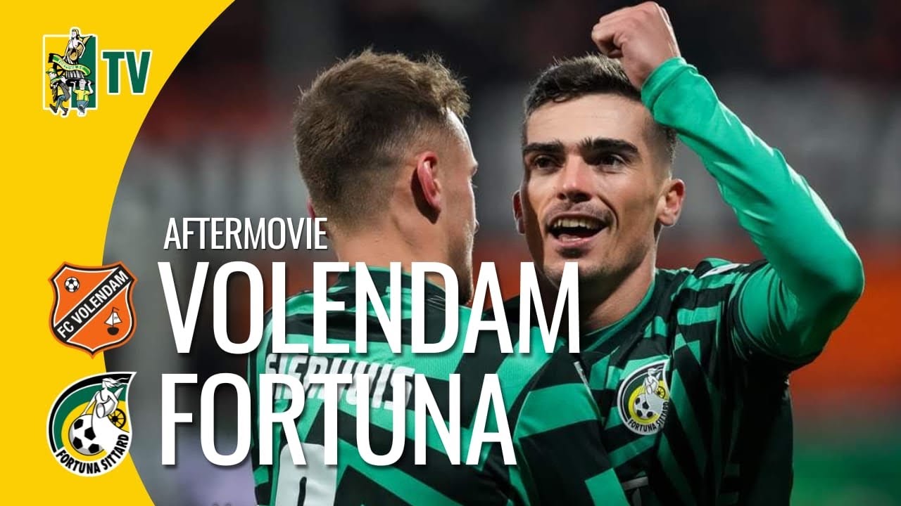 BELANGRIJKE UITOVERWINNING tegen FC Volendam! - Fortuna SC TV