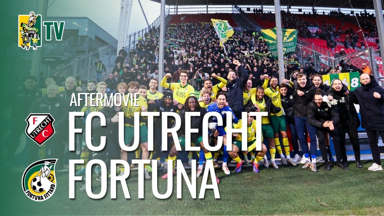 SPEKTAKEL IN TWEEDE HELFT: 5 GOALS tegen FC Utrecht! - Fortuna SC TV