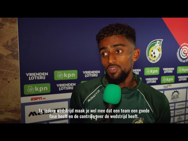 Tesfaldet Tekie met opnieuw een assist! - Interview na Fortuna - RKC Waalwijk